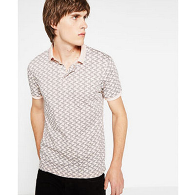 动物印花！ZARA男装印花POLO衫01259403623