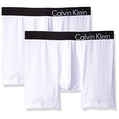 干爽！Calvin Klein Bold Cotton 男士平角内裤2条装