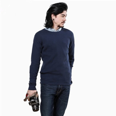 历史新低！Levi's李维斯男士蓝色圆领长袖T恤19349-0003