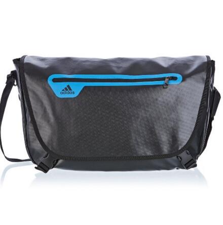 防水轻便！adidas  阿迪达斯 斜肩包 男  D87519