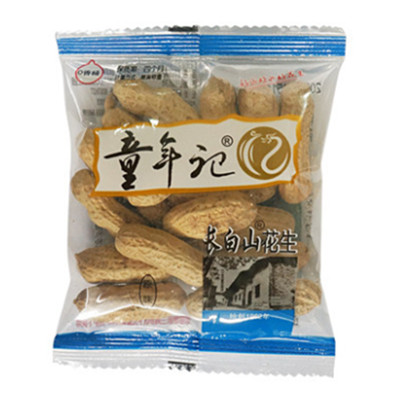 香脆可口！童年记原味花生小包500g*4包