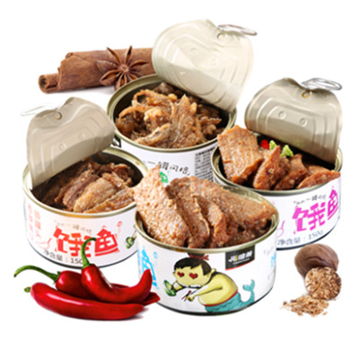 鲜嫩爽口！彤德莱饿鱼罐头150g*4罐