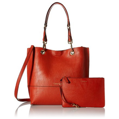 橘色新低！Calvin Klein Reversible 女士单肩包