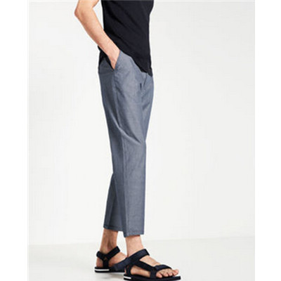 休闲百搭！ZARA男装圆点九分休闲裤03206411406