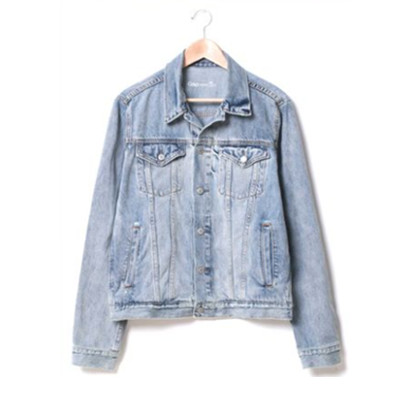 历史新低！Gap仿旧浅色牛仔夹克198807