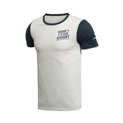 舒适好穿！李宁篮球系列修身短袖T恤 AHSK061