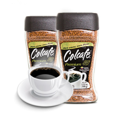 口感润滑！哥氏速溶纯黑咖啡冻干100g*2瓶