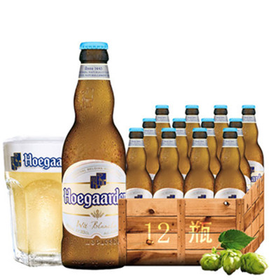 清凉一夏！Hoegaarden福佳白啤酒330ml*12瓶整箱