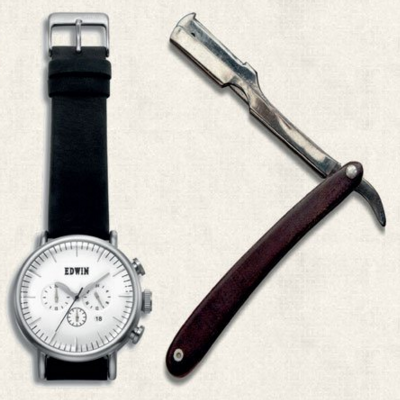 简洁设计！EDWIN 爱德恩 自然系列石英表  EW1G013L0034