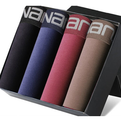 近期好价！南极人纯棉男士平角内裤4条装