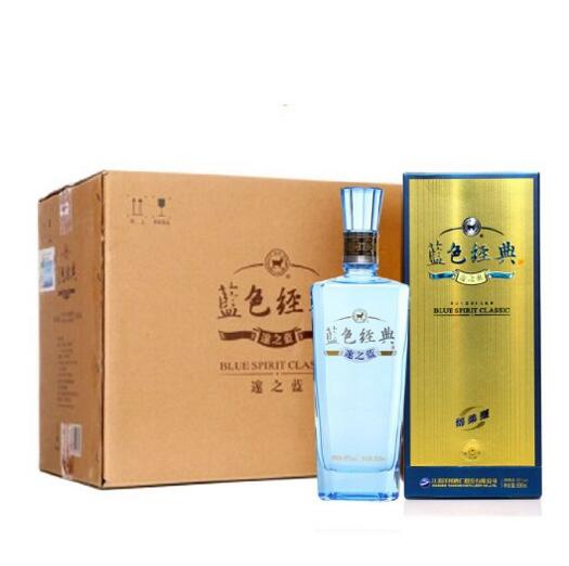 原厂包装未拆封！洋河蓝色经典 邃之蓝42度500ml*6