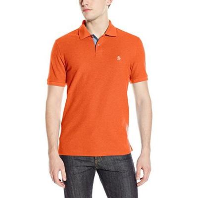 橙色！Original Penguin Daddy-O 男子修身Polo衫