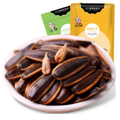 好吃不上火！口口福焦糖核桃瓜子150gx10包