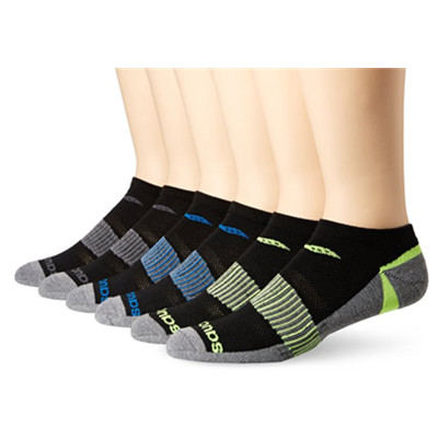 专业！Saucony 索康尼 Competition支撑型运动短袜（6双装）
