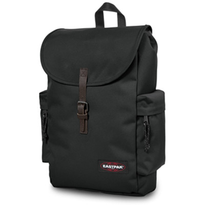 学院风！EASTPAK 中性 电脑层双肩背包 时尚潮流书包 黑色