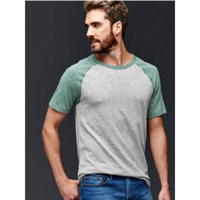 断码好价！Gap活力拼色插肩混色短袖T恤324784