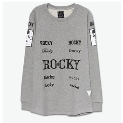 摇滚风尚！GAWS ROCK多字体印花街头风卫衣