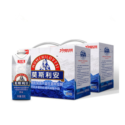 再次好价！光明莫斯利安常温酸奶350gx6盒x2提