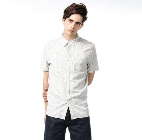 穿出层次感！Levi's 李维斯 男式 短袖衬衫 65826-0090