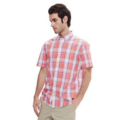 休闲百搭！NAUTICA诺帝卡男装EWX短袖衬衫W52127S