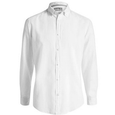 简约设计！ESPRIT男士棉麻时尚款衬衫-036EE2F002