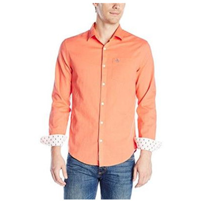 靓丽有型！企鹅Original Penguin Ls Ctn/Lin男衬衫