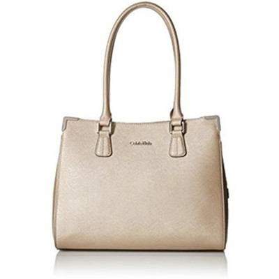 优雅大气！Calvin Klein Saffiano 女士手提包
