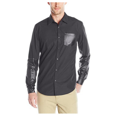 设计新颖！Calvin Klein Nylon Block男衬衫