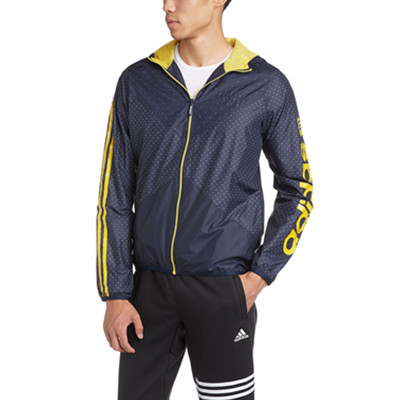 轻薄设计！阿迪达斯运动生活SPORT CASUAL男式夹克AB8664