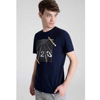 运动休闲！C＆A男式跑道印花短袖T恤CA200175576