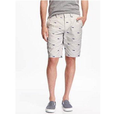 近期好价！Old Navy男装纯棉亮色修身五分短裤152341