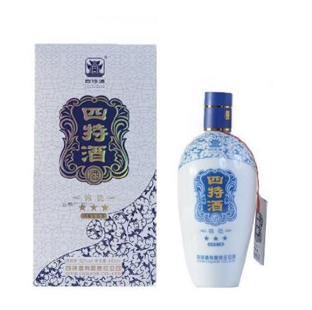 全网好价！四特 锦瓷三星52度460ml