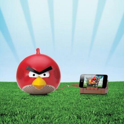可爱有趣！Angry Bird  红色小鸟 基座音箱