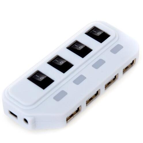 可带动2T硬盘！SLP 赛勒普 HUB01 高速4口集线器HUB 白色