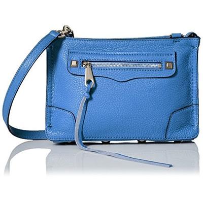 大降！Rebecca Minkoff Regan Cross女士真皮斜挎包