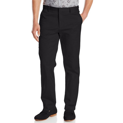 新款！Calvin Klein CK ateen Side Zip 男休闲西裤