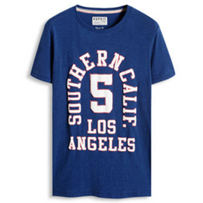 休闲造型！ESPRIT男士印花短袖T恤026EE2K023