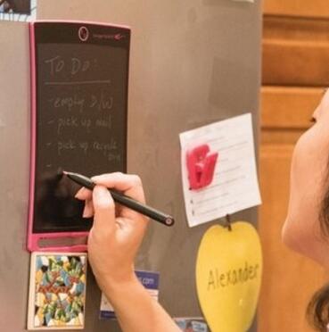 镇店之宝！Boogie Board 8.5寸 拍照记忆电子手写板(粉红)