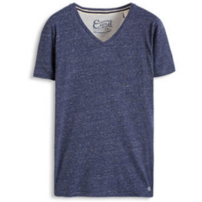 简约设计！ESPRIT男士时尚柔软纯色舒适短袖T恤-036EE2K004