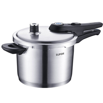 高效精煮！Supor 苏泊尔 蓝眼不锈钢节能压力锅YW24L1