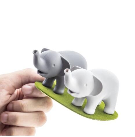 镇店之宝！Qualy 小象兄弟 椒盐瓶调味瓶套装