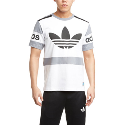 潮流佳品！adidas Originals三叶草男士短袖T恤AJ5182
