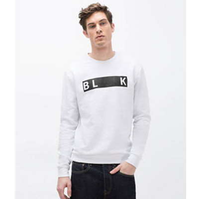 直降！ZARA男装印字运动衫04873403250