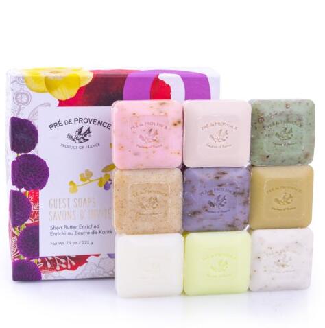 9种味道！Pre De Provence法国产传统手工皂9件套