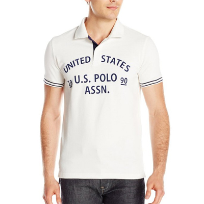 简洁！U.S. Polo Assn. Slim-Fit Logo 男款polo衫