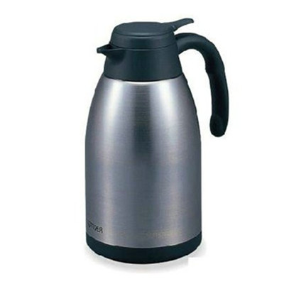 质朴求实！Tiger虎牌 不锈钢便携式热水瓶PWL-B16C-XC透明色1.6L