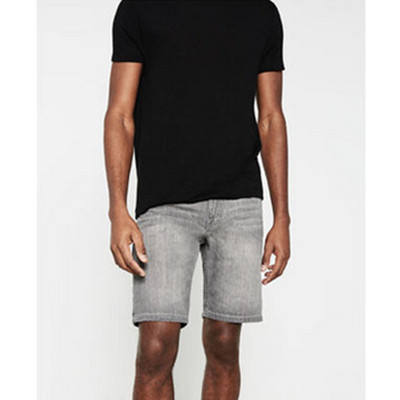 简约设计！ZARA男装基本款牛仔短裤05575470802