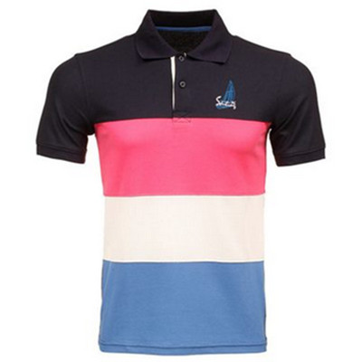 白菜价！361度条纹休闲Polo衫551429136