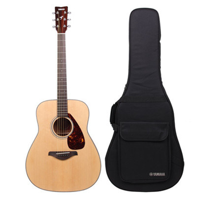 音色甜美！YAMAHA雅马哈FG800MS/WC单板云杉民谣木吉他