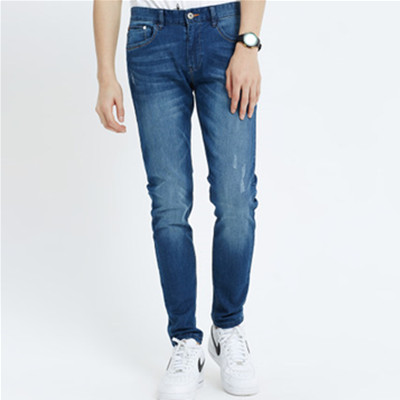 全网好价！美特斯邦威时尚休闲修身弹力牛仔长裤246423